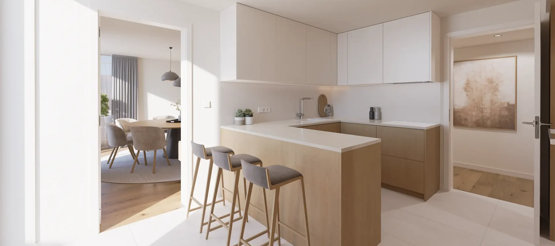 Cozinha Penthouse (Visualização 3D)