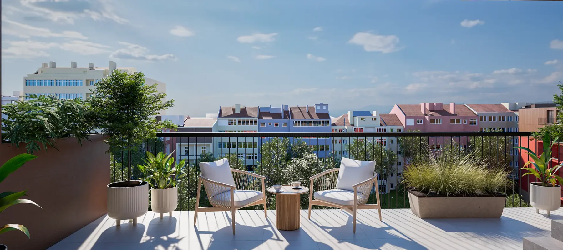 Terraço Penthouse (Visualização 3D)