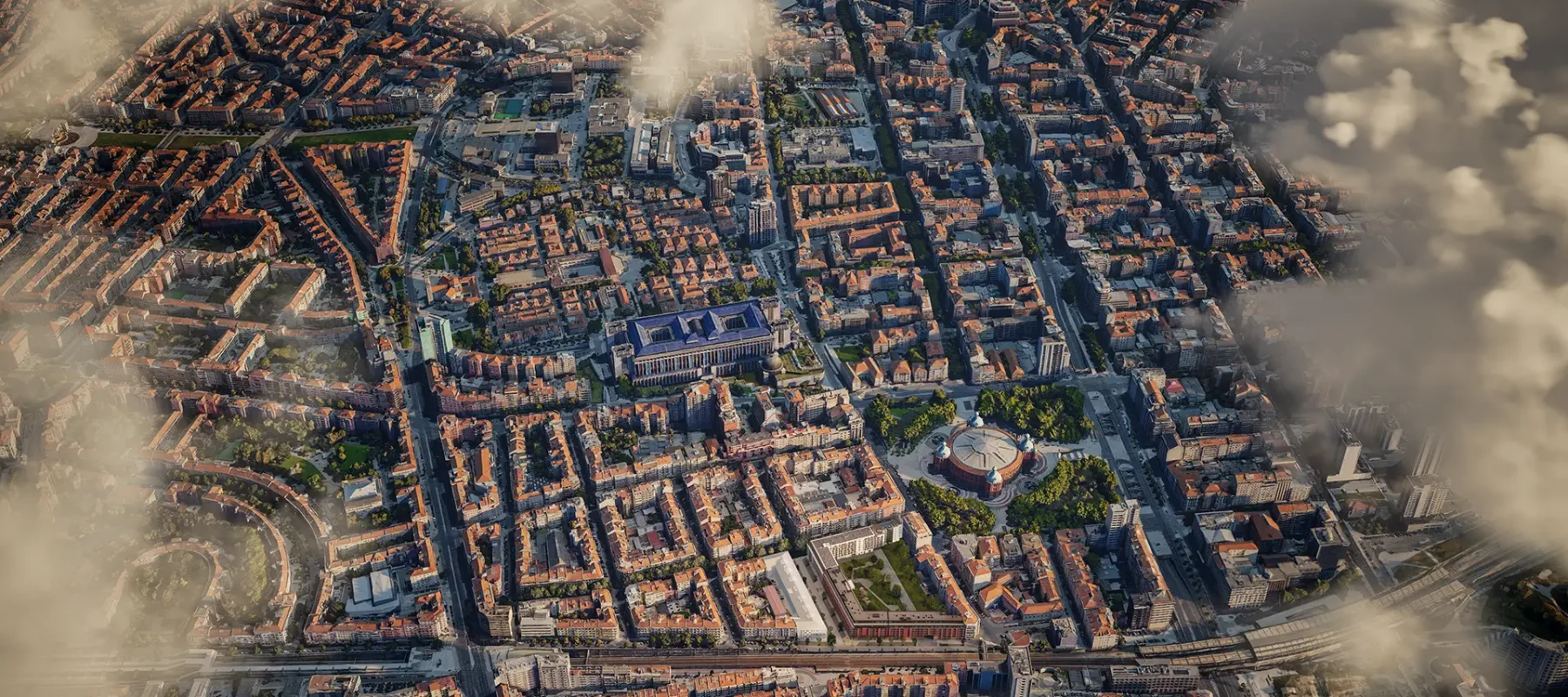 Vista aérea (Visualização 3D)